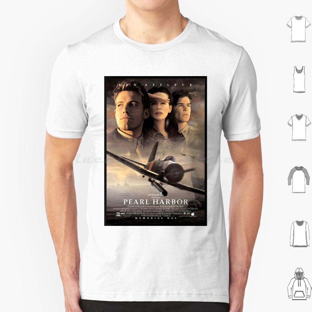 Poster Men Fashion - 真珠湾ポスター Tシャツ男性女性子供 6xl シネマ映画映画ホットタイムハッピーファミリー