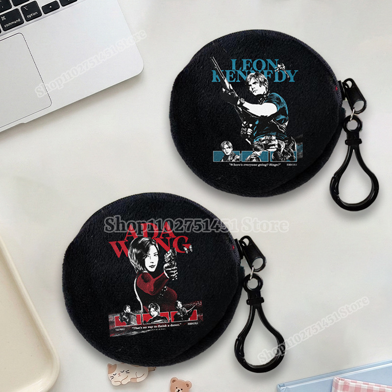 Men'S Fashion Umbrella - レジデンツ・イーヴィルズ プリントコインパース アンブレラコーポレーションズ ウォレット収納バッグ ミニマネーポーチ ラウンドバッグ
