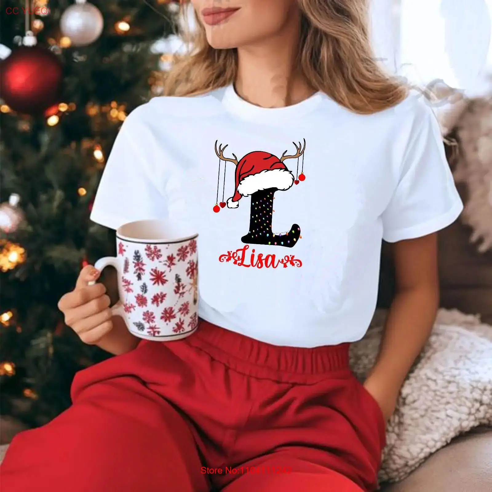 Men'S Fashion Names - 家族のクリスマス名入りTシャツ、パーソナライズカスタムトップ、ヴィンテージ風ウォッシュ加工、カジュアル、少しおしゃれなストレッチデザイナーズウェア