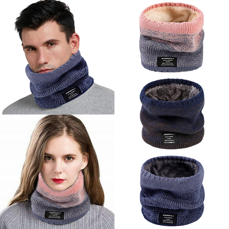 Men Scarf Wool - メンズとレディースのファブリックネックスカーフ,ソックス,スキーマスク,暖かくて厚いぬいぐるみ,防風ウール,冬