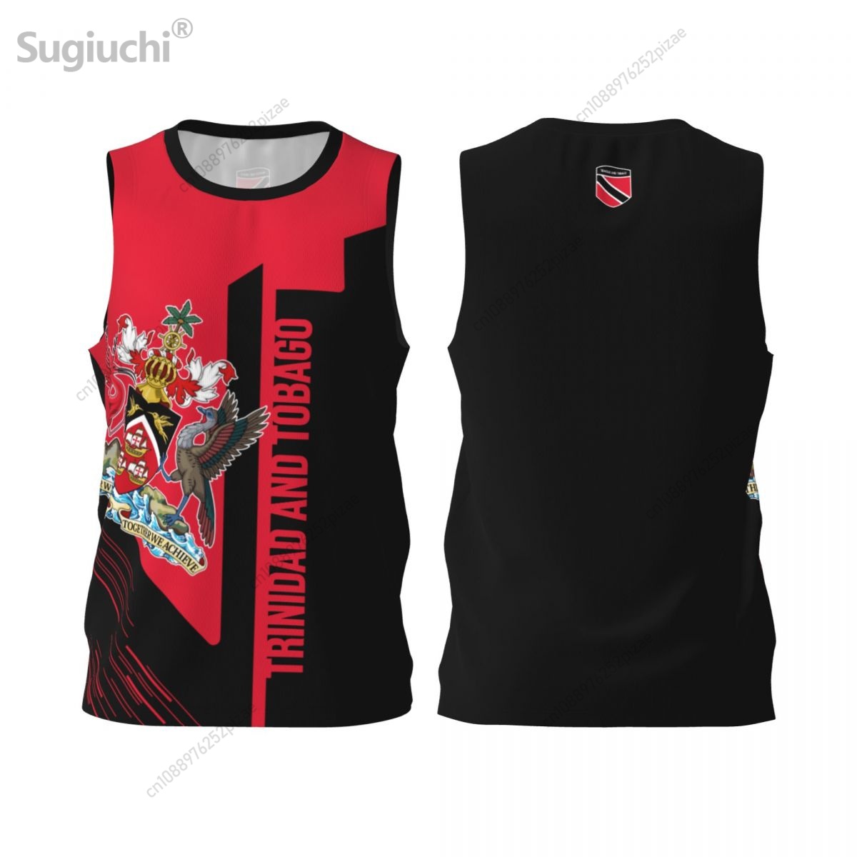 Men'S Fashion Names - カスタム名番号トリニダード・トバゴ 3D フラグスポーツ Tシャツ男性服通気性バスケットボールランニングフィットネス Tシャツ