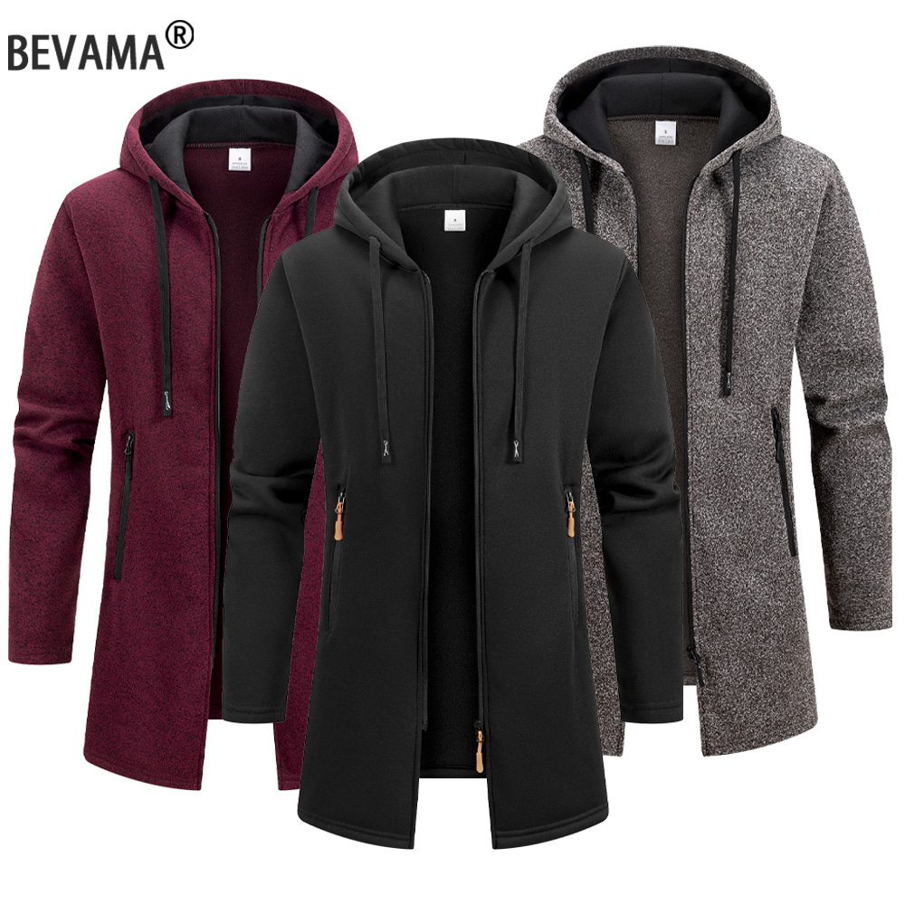 Sherpa Jacket Fleece - 新しいストリートメンズ長袖スウェット男性用ジッパーフード付きオーバーサイズ冬暖かいジャケットコート屋外トラックスーツ男性