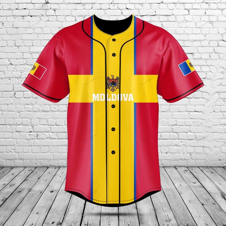Men'S Fashion Names - カスタム名モルドバ旗グラフィックボタンシャツ夏カジュアルメンズファッションストリート野球チームジャージクール半袖トップス