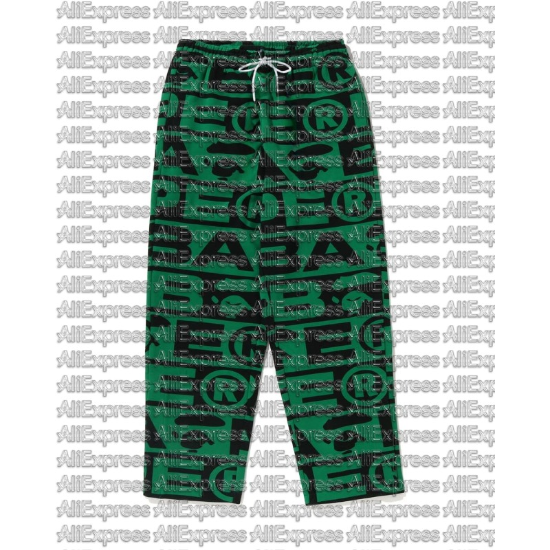 Mens Fashion Trends 2026 - 2026 春夏ホット販売新ファッショントレンドパーソナライズされたプリント 3D グリーンルーズパンツ男性と女性のカジュアルスポーツパンツ