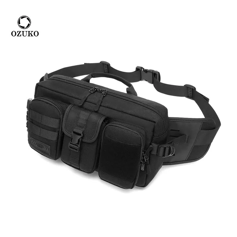 Men'S Fashion Bag - OZUKO ポーチ男性用防水ショルダーバッグメンズファッション短期旅行メッセンジャーバッグ USB 充電クロスボディバッグティーンエイジャー