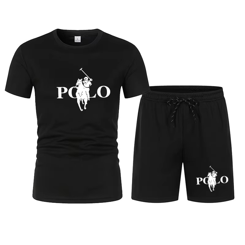 Mens Fashion Trends 2026 - 2026年夏のファッショントレンド レジャースポーツセット メッシュ ハイストリート メンズセット Tシャツ