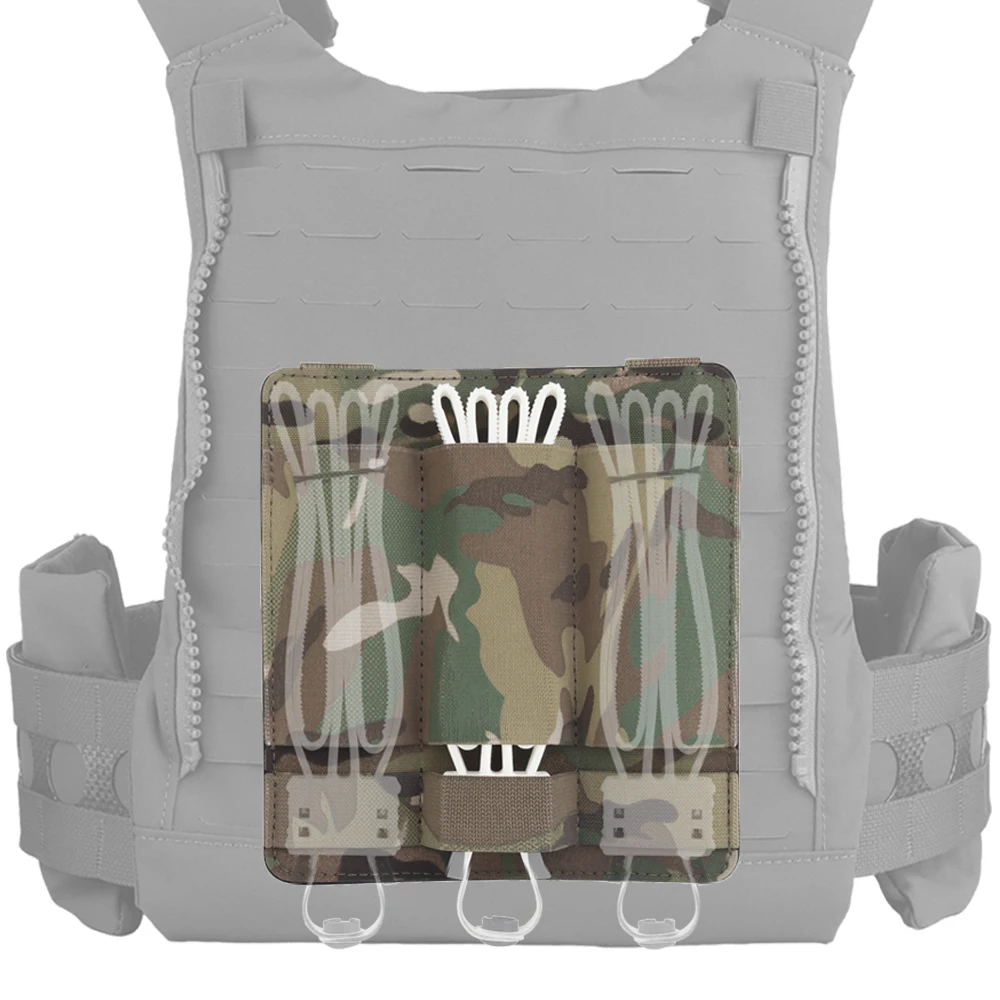 戦術的な弾性プラスチックケーブルタイファスナーホルダー Mo - Tactical Vest Men のレビューと価格