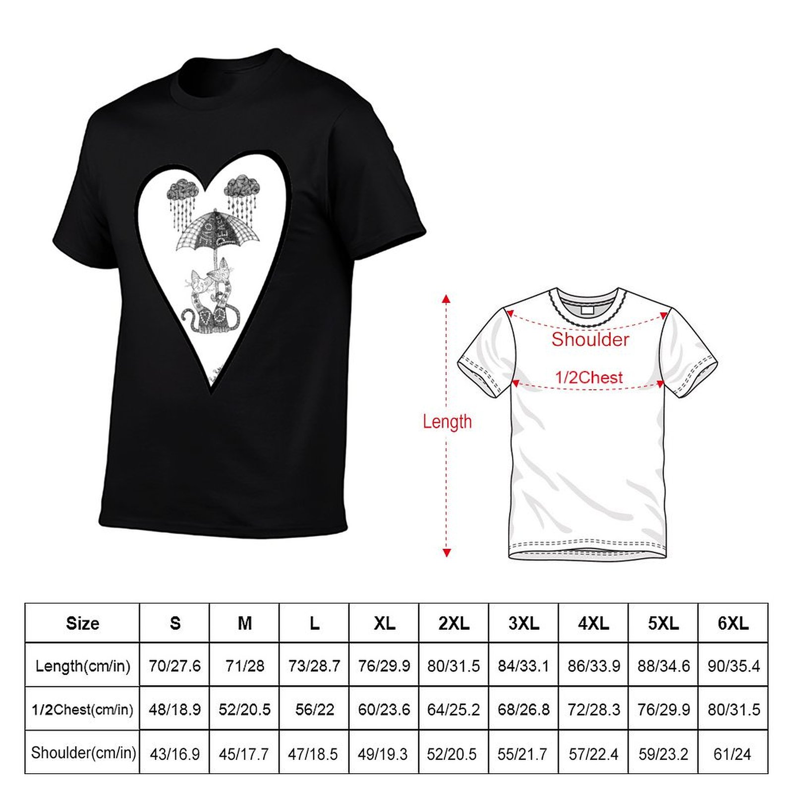 傘の下のシアトル・キティーズ ゼンドゥードル Tシャツ ファ - Men'S Fashion Umbrella のレビューと価格