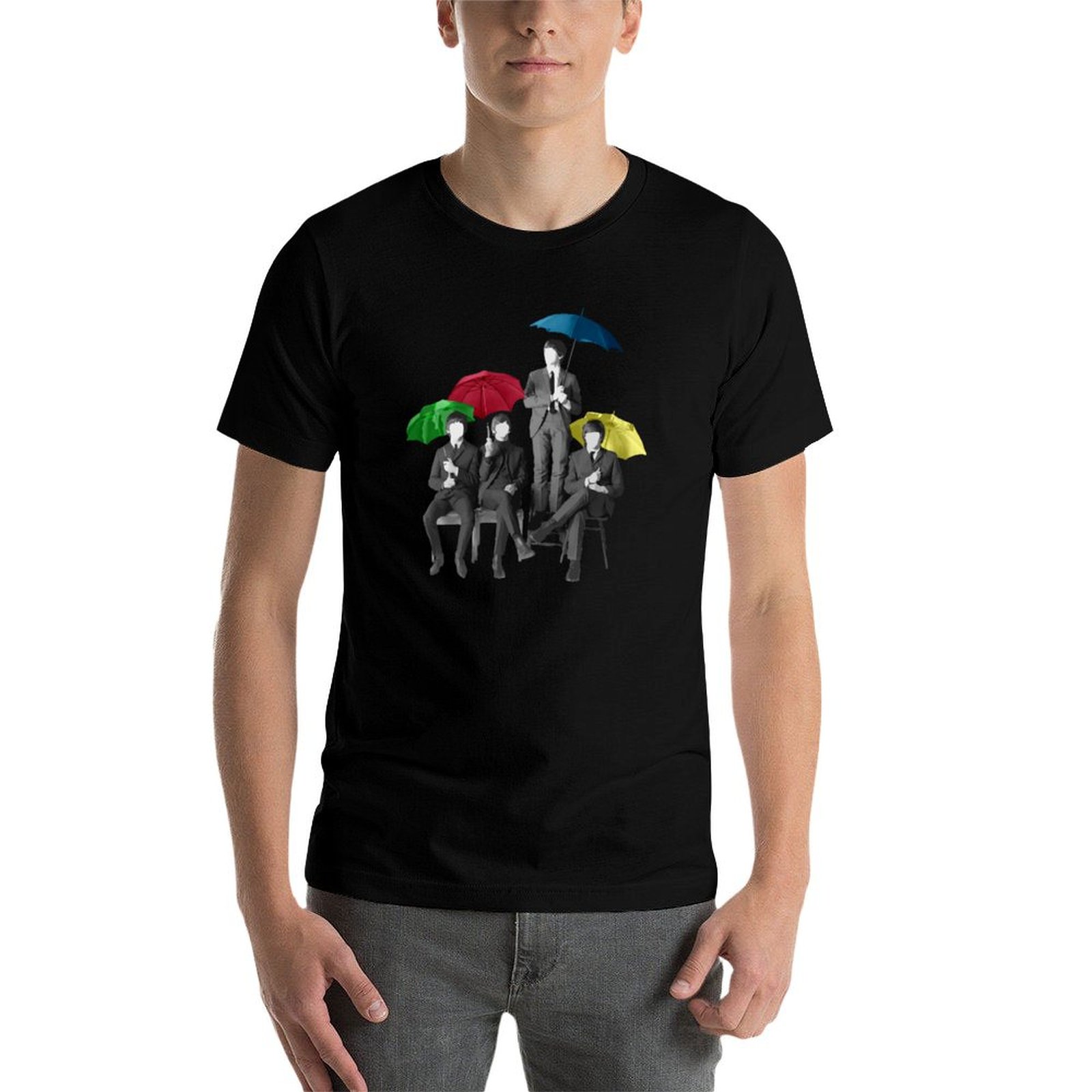アンブレラ ファブ フォー Tシャツ カジュアル ファッショ - Men'S Fashion Umbrella のレビューと価格