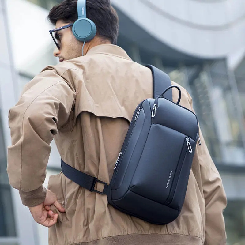 マーク・ライデン多機能チェストバッグメンズクロスボディバッグ - Men'S Fashion Bag のレビューと価格