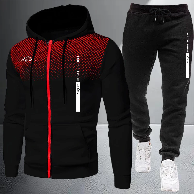ホットセール メンズジャケット トラックスーツ カジュアル  - Mens Fashion Zip Up のレビューと価格