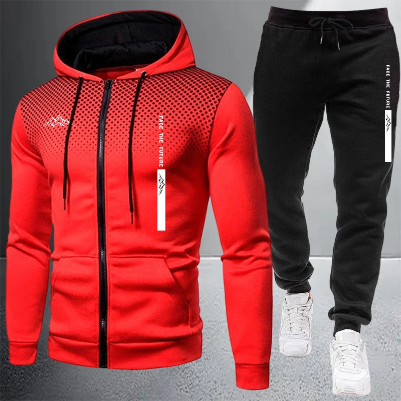 ホットセール メンズジャケット トラックスーツ カジュアル  - Mens Fashion Zip Up のレビューと価格