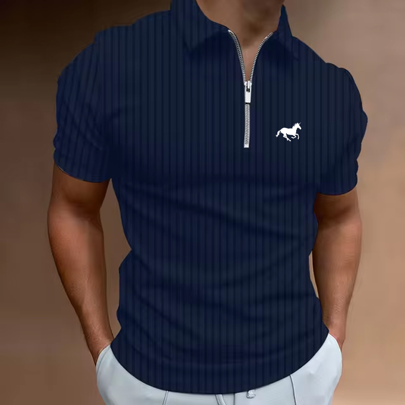 夏 メンズ ゴルフシャツ ポロシャツ カジュアル クォーター - Mens Fashion Quarter Zip のレビューと価格