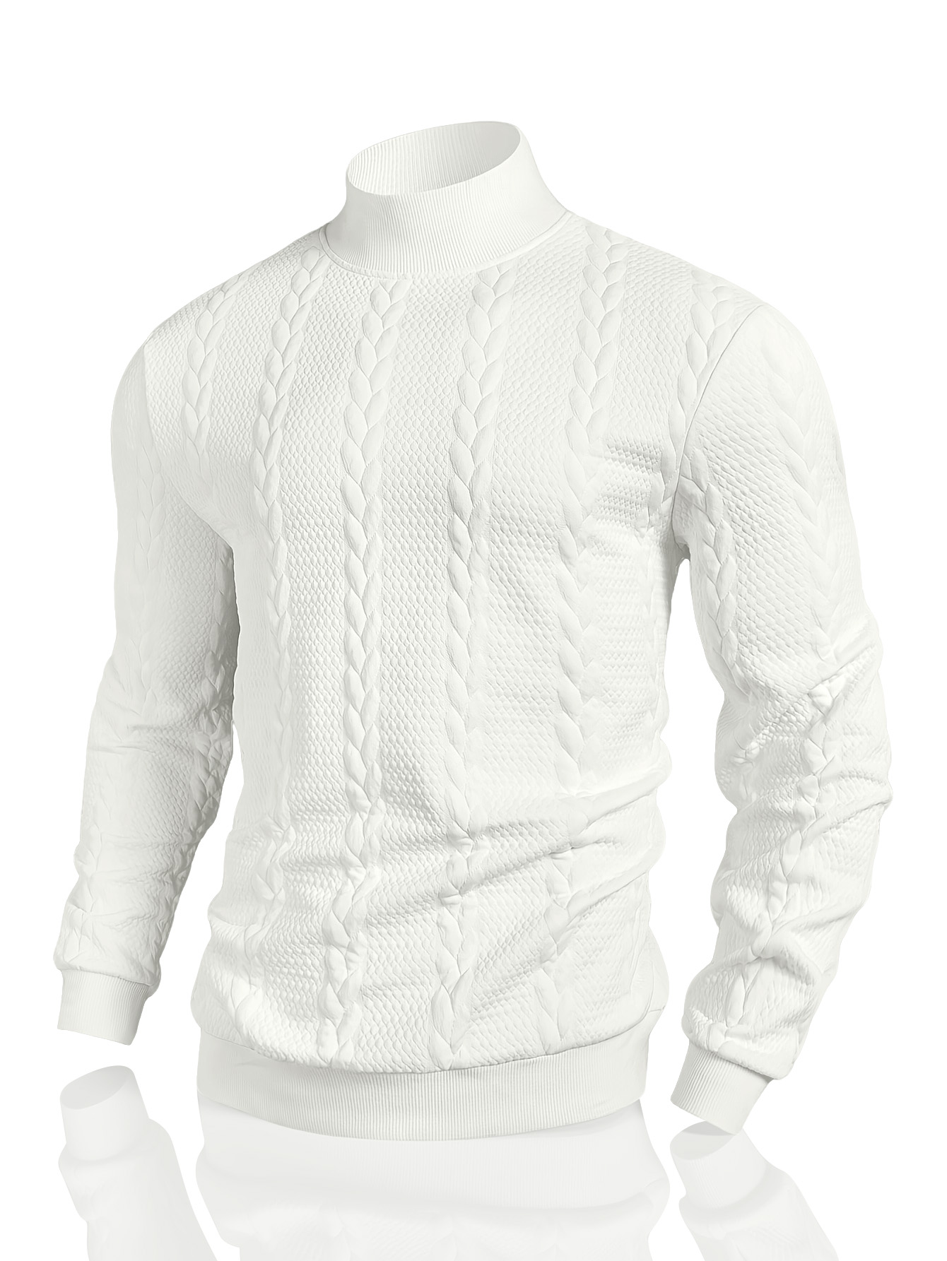 2025秋冬新作 欧米風 メンズ ジャカード カジュアル ハ - Mens Fashion Mullet のレビューと価格