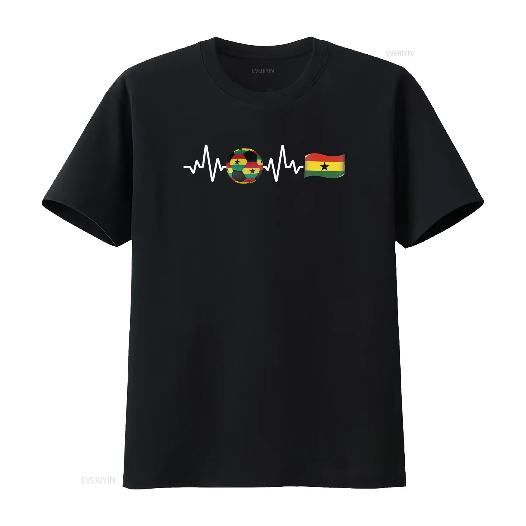 ガーナブラックスターカタールハートビートTシャツ（彼氏彼女用 - Men'S Fashion Qatar のレビューと価格