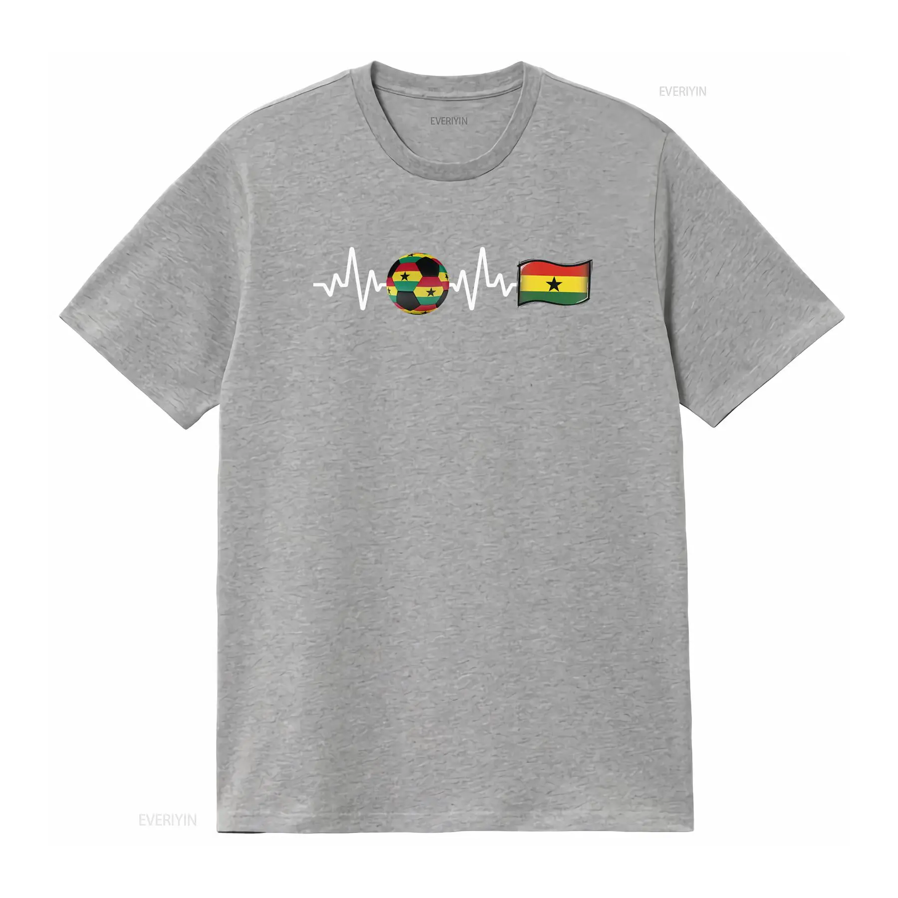ガーナブラックスターカタールハートビートTシャツ（彼氏彼女用 - Men'S Fashion Qatar のレビューと価格