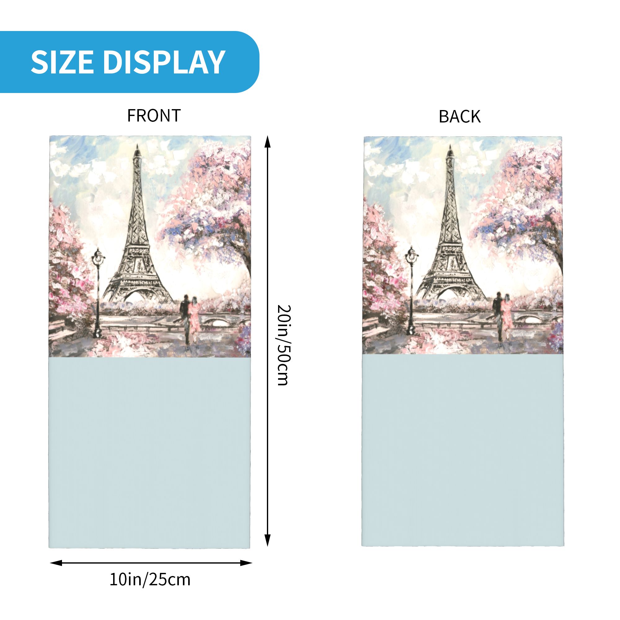 カスタムエッフェル塔パリバンダナ冬用ネックウォーマー女性用防 - Paris Fashion Men のレビューと価格