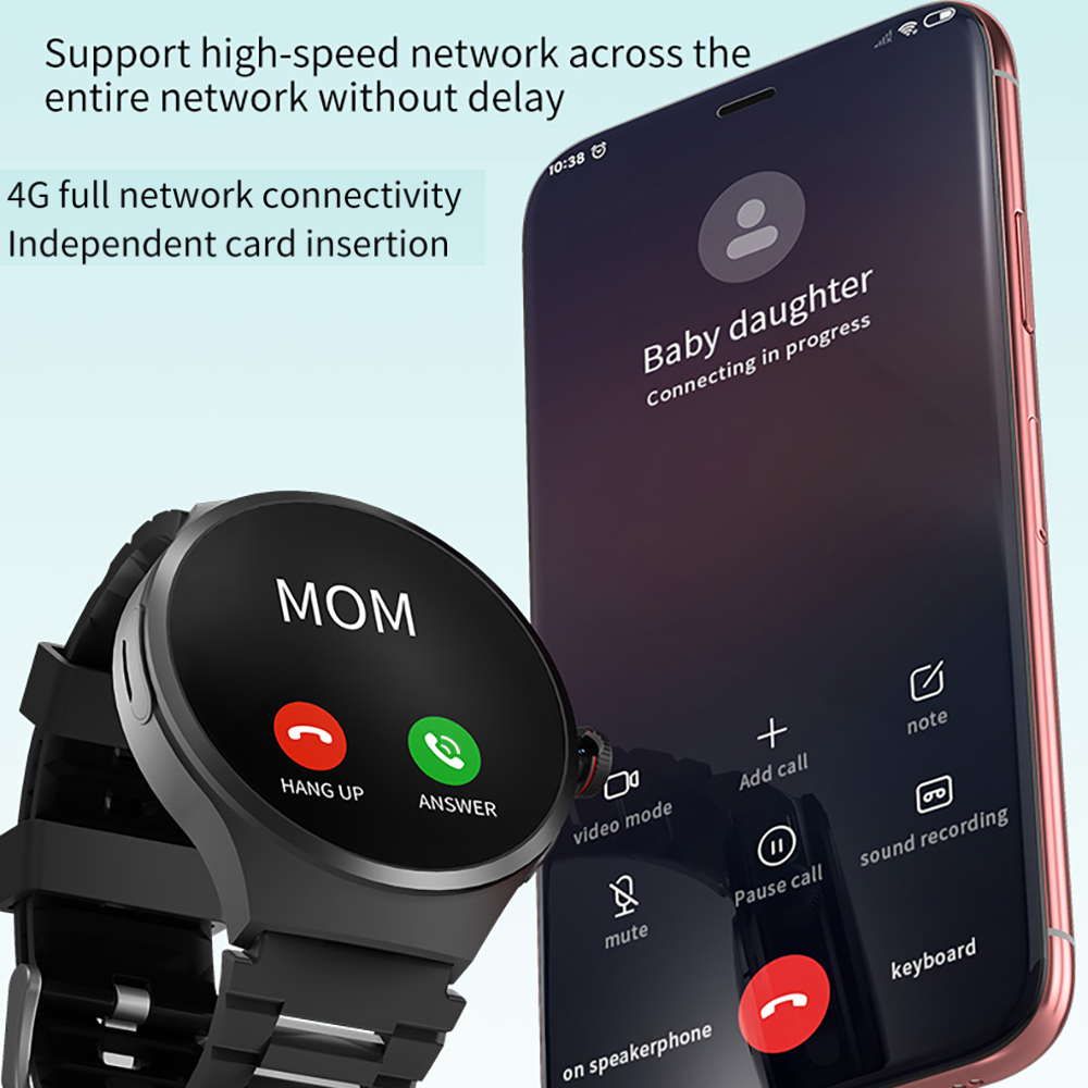 音楽 メンズ レディース 4G ビデオ通話 スマートウォッチ - Men'S Fashion App のレビューと価格