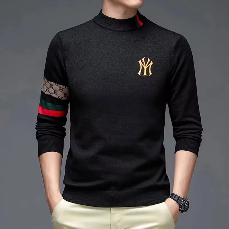 高級ラグジュアリーデザイナーズブランド刺繍セーター男前丸首カ - Mens Fashion Mullet のレビューと価格