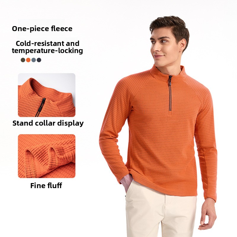 QICHE 秋の都会風ビジネスカジュアル クォータージップ  - Mens Fashion Quarter Zip のレビューと価格