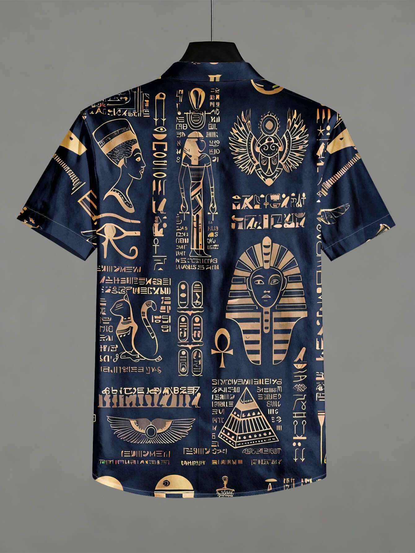 ヴィンテージエジプトシンボルファラオ猫象形文字柄ユニセックス - Men Fashion Egypt のレビューと価格