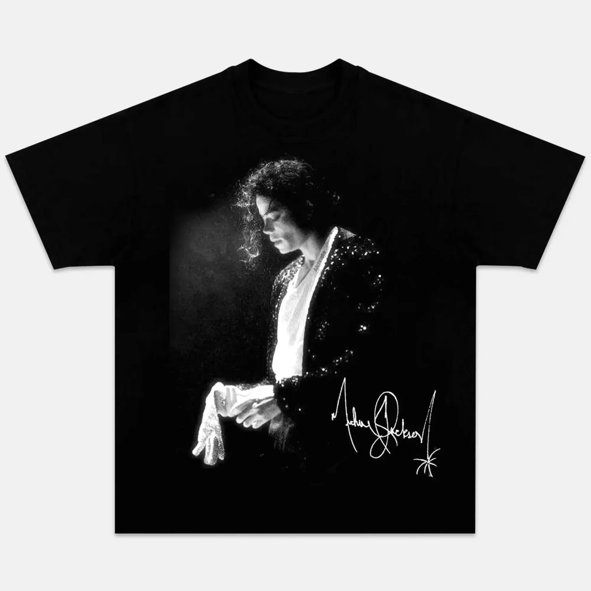 マイケル・ジャクソンへのオマージュプリントTシャツ ユニセッ - Men'S Fashion Nova のレビューと価格