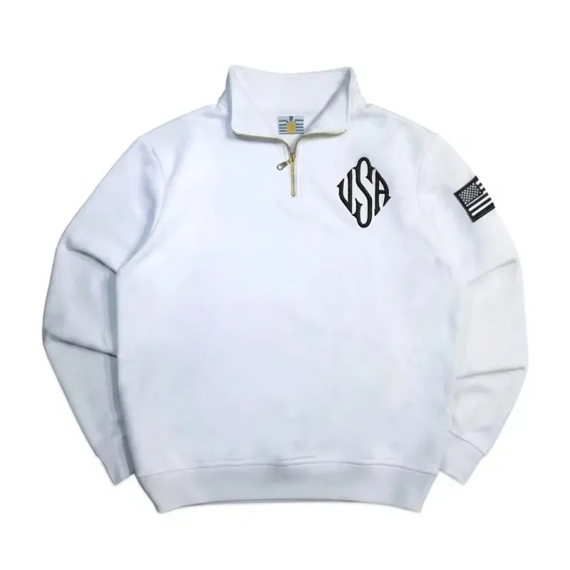クォータージップスウェットシャツ Y2K ネイビーブルー U - Mens Fashion Quarter Zip のレビューと価格