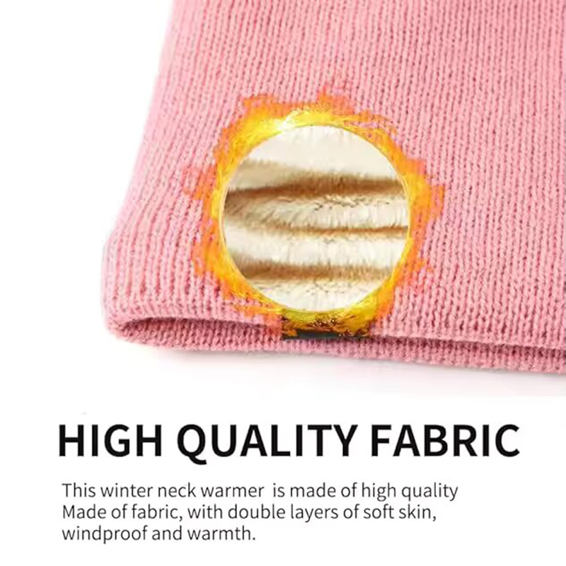 冬用暖かいニットネックマフラー、男女兼用、プラッシュフルマス - Men Scarf Wool のレビューと価格
