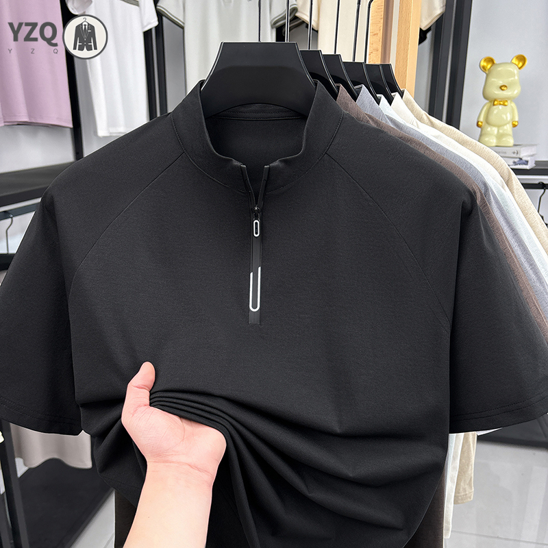 2026年ファッションメンズクォータージップTシャツ、ミニマ - Mens Fashion Quarter Zip のレビューと価格