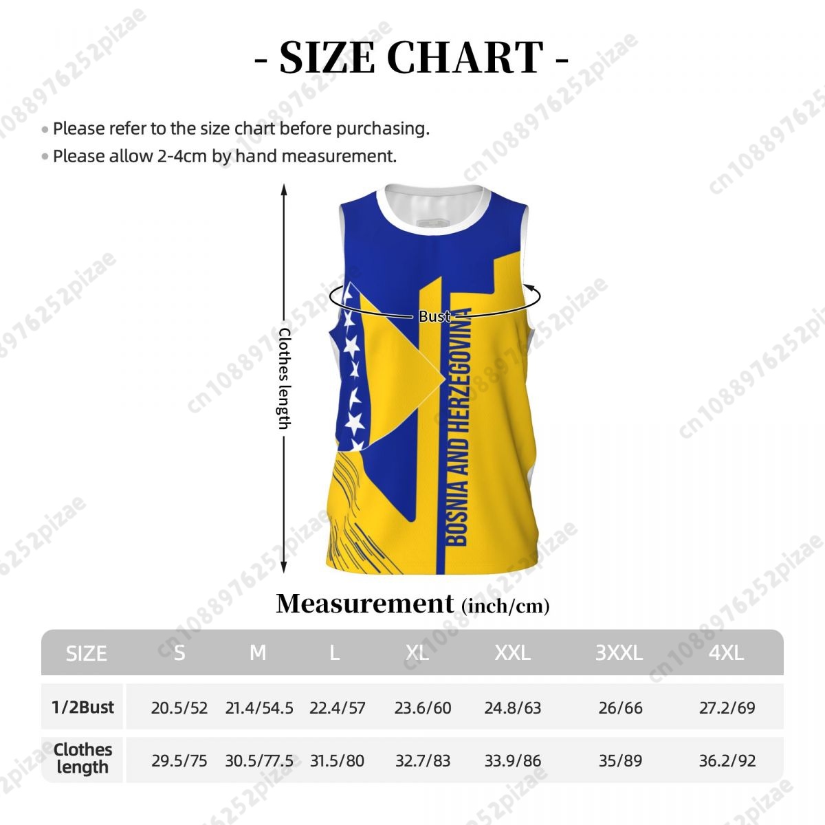 カスタム名番号ボスニア・ヘルツェゴビナ 3D 旗スポーツ T - Men'S Fashion Names のレビューと価格