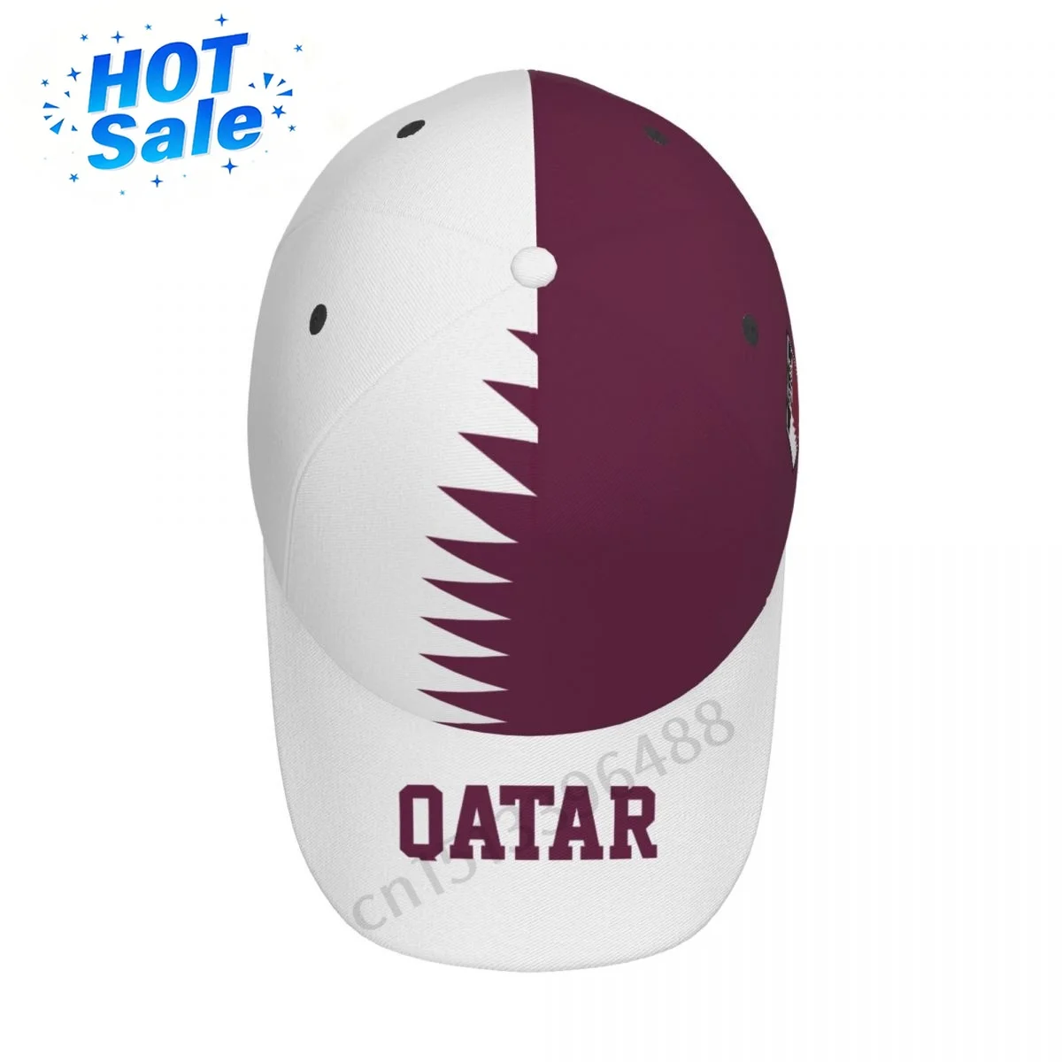カスタムハット2025カタール国旗3Dサッカーハット日除け野 - Men'S Fashion Qatar のレビューと価格