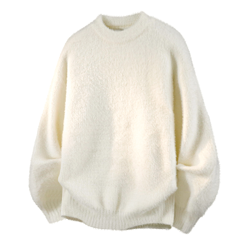 メンズアウトドア防風保温ニットラウンドネックプルオーバーセー - Mens Fashion Mullet のレビューと価格