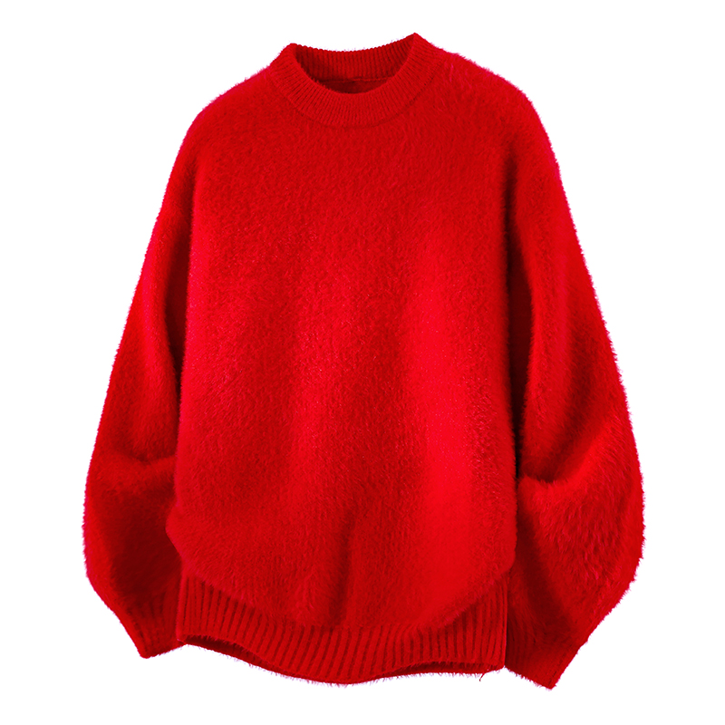 メンズアウトドア防風保温ニットラウンドネックプルオーバーセー - Mens Fashion Mullet のレビューと価格