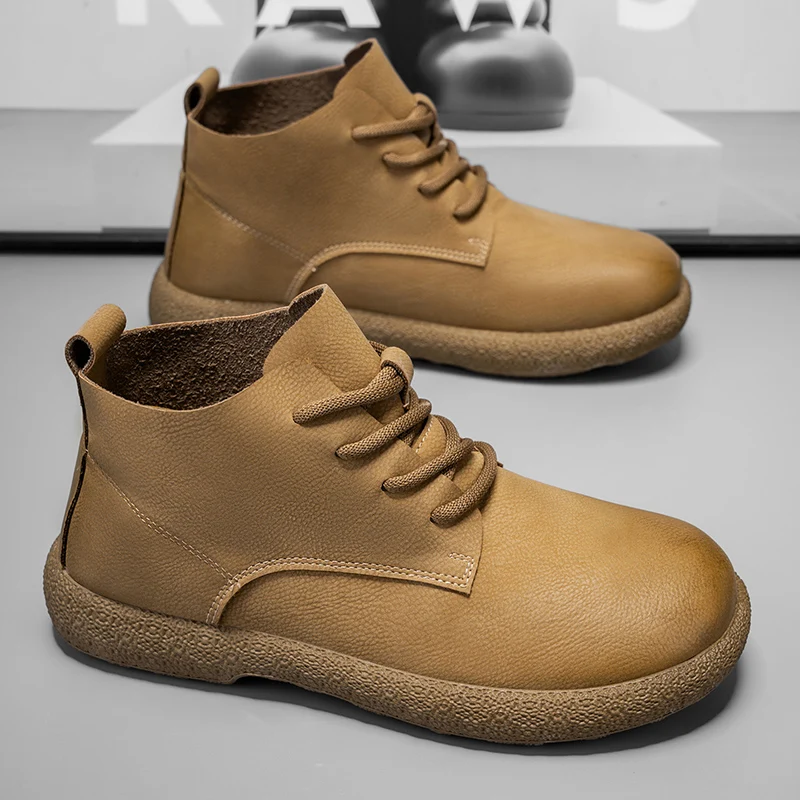 メンズ アンクルブーツ ブラウン ショートブーツ 高級靴 パ - Chelsea Boots Men のレビューと価格