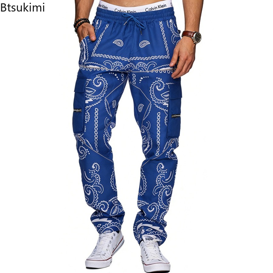 2026年メンズトレンドプリントルーズヒップホップカーゴパン - Mens Fashion Trends 2026 のレビューと価格