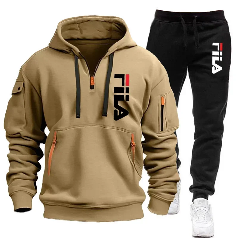 2026秋冬新作メンズ多ポケットジッパー付きフード付きスポー - Mens Fashion Zip Up のレビューと価格