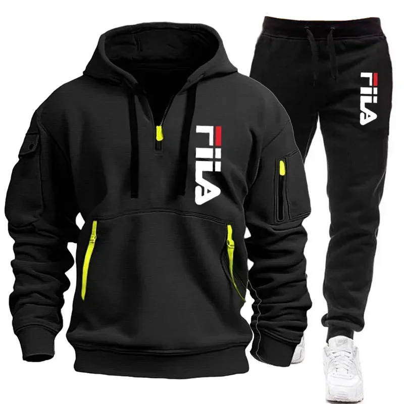 2026秋冬新作メンズ多ポケットジッパー付きフード付きスポー - Mens Fashion Zip Up のレビューと価格