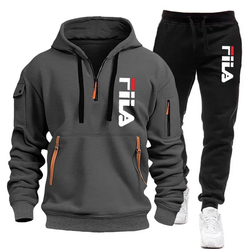 2026秋冬新作メンズ多ポケットジッパー付きフード付きスポー - Mens Fashion Zip Up のレビューと価格