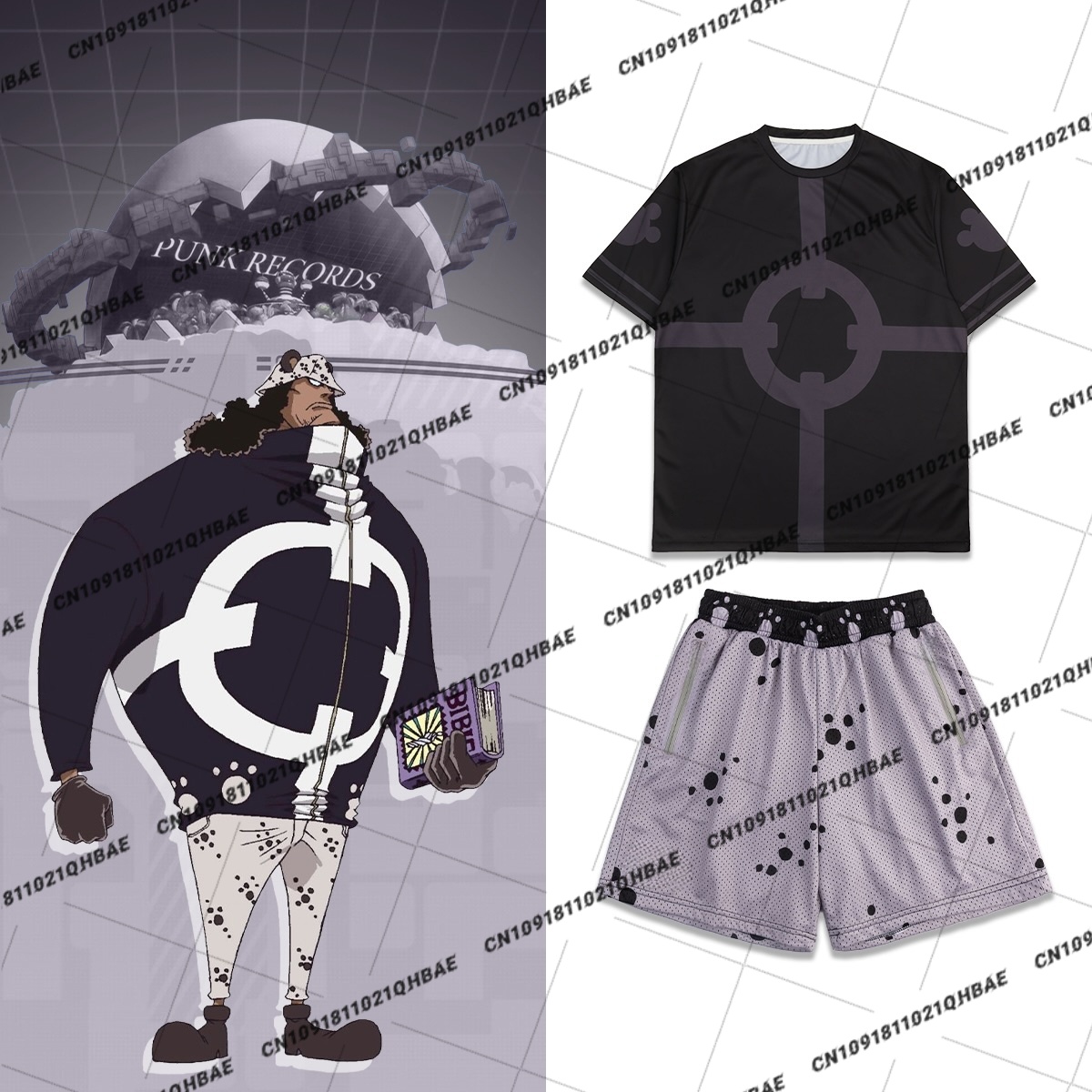 新しいエッグヘッド島バーソロミュー・クマアニメ愛好家コスプレ - Men'S Fashion Videos のレビューと価格
