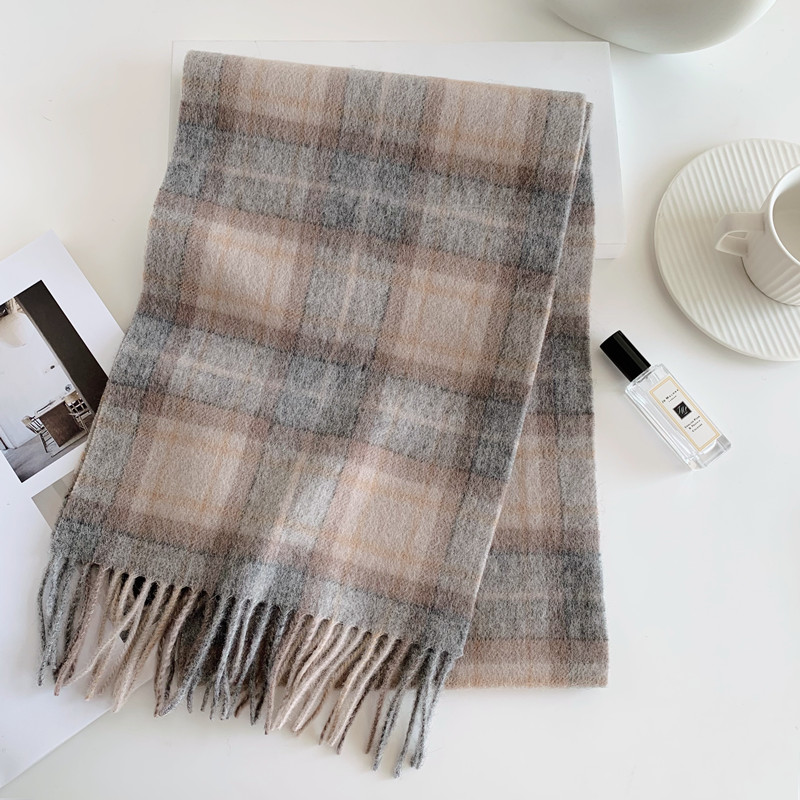 2025 非常に選択された 100% ウール赤スコットランド - Men Scarf Wool のレビューと価格