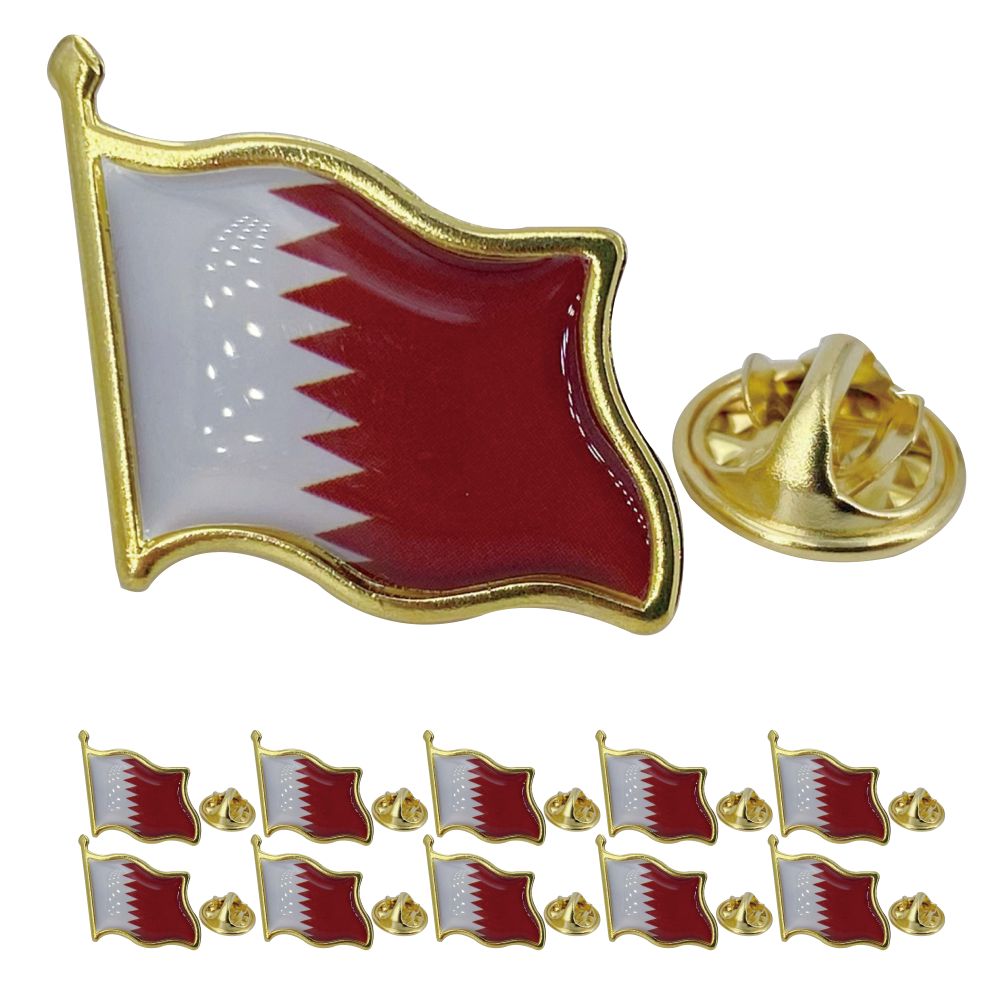 カタール国旗ラペルピン - エナメルメタル製国旗バッジ |  - Men'S Fashion Qatar のレビューと価格