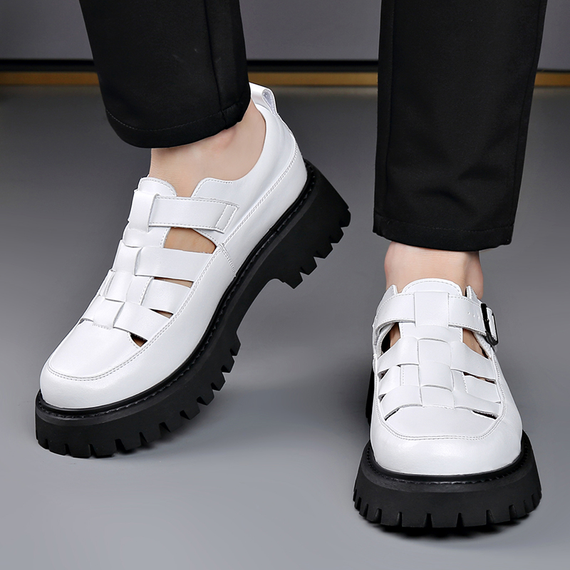 メンズ春夏サンダル 厚底 ファッションデザイナー風 パーティ - Mens Fashion Young のレビューと価格