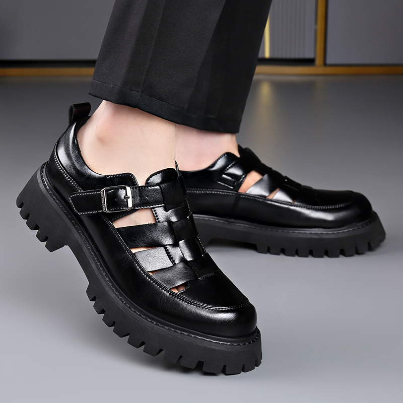メンズ春夏サンダル 厚底 ファッションデザイナー風 パーティ - Mens Fashion Young のレビューと価格