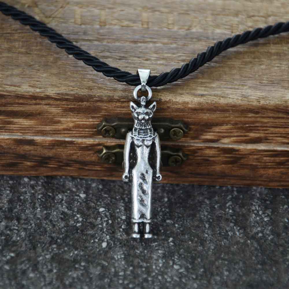 ノスタルジア小さな古代エジプト神バステトエジプト猫ペンダント - Men Fashion Egypt のレビューと価格