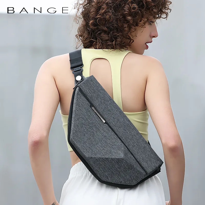 Bange-男性用盗難防止クロスボディバッグ,多機能,ハード - Men'S Fashion Bag のレビューと価格