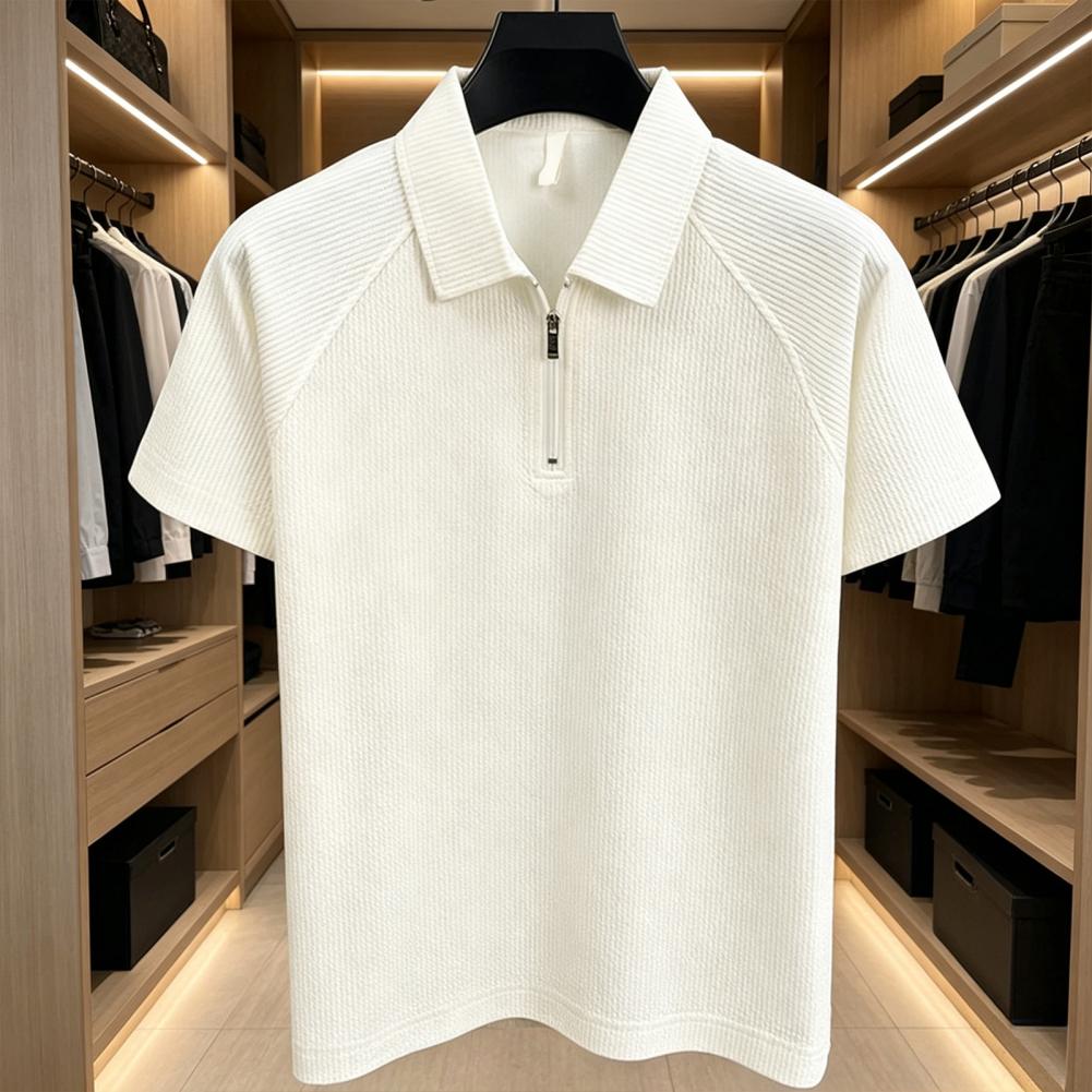 2026年ファッションメンズクォータージップTシャツ、ミニマ - Mens Fashion Quarter Zip のレビューと価格