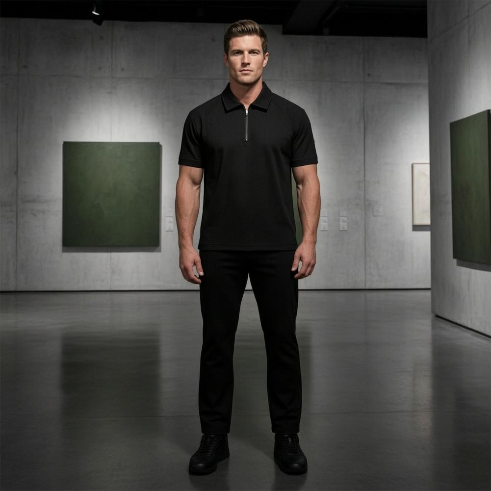 2026年ファッションメンズクォータージップTシャツ、ミニマ - Mens Fashion Quarter Zip のレビューと価格