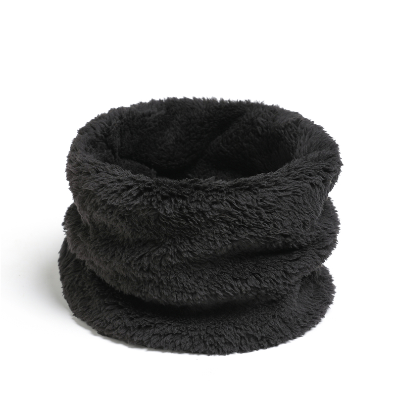 カシミヤ暖かいカラーリング冬のスカーフ固体ぬいぐるみ厚いアウ - Men Scarf Wool のレビューと価格