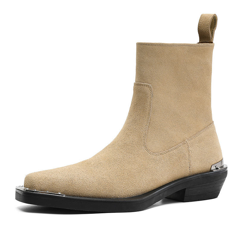 イングランドスタイルメンズカジュアルパーティーナイトクラブカ - Chelsea Boots Men のレビューと価格