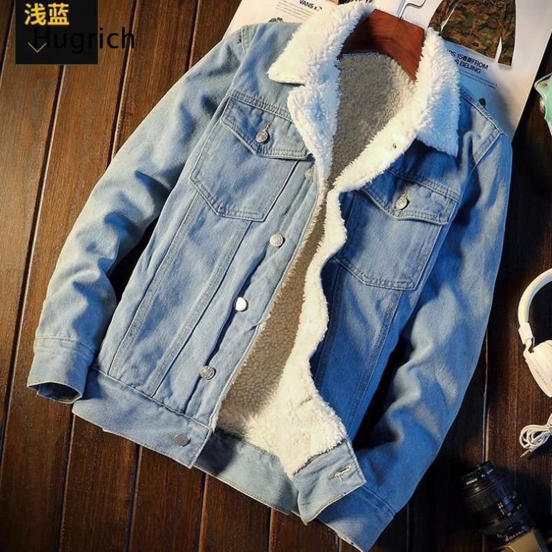 ライトブルーシェルパフリース裏地付きデニムトラッカージャケッ - Sherpa Jacket Fleece のレビューと価格